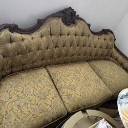 Vintage Gold Sofa