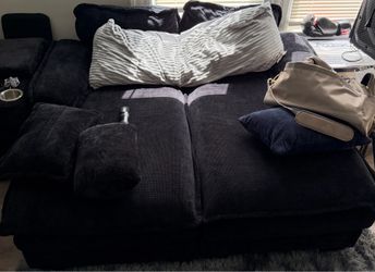 Modern Oversized U-Shaped 4 Seater Sofa Couch Set