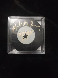 Mike Modano Signed Puck
