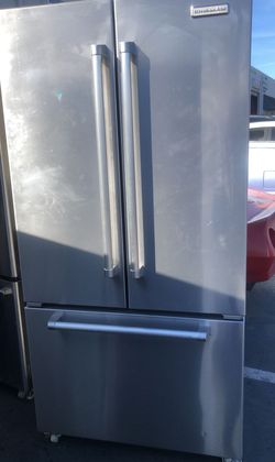 Kitchen Aid Refrigerator Fridge 3-Door With Ice Maker 
