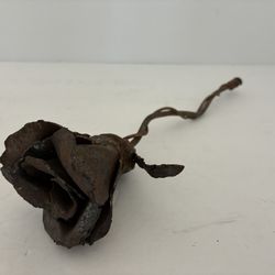 Metal Rose Flower Rustic Art