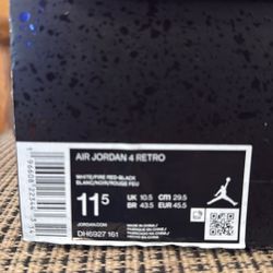 11.5 Air jordan 4 retro