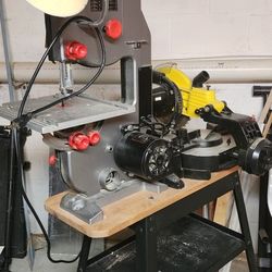 9" Band Saw & Miter Saw Mounted