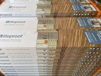Lifeproof Camel Lake Ash 22 MIL 7.1in W 48in L Waterproof Luxury Vinyl Plank Flooring 18.7sqft/case