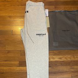 Essentials Light oatmeal Pants Relaxed 