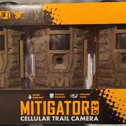 Brand New Go Muddy 3-Pack Mitigator 2.0 Cellular Trail Cameras 