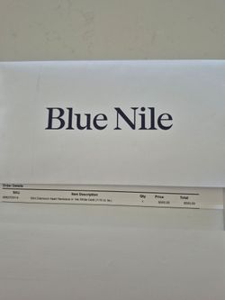 Blue Nile - Mini Heart Diamond Necklace