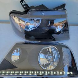 04-08 Ford F150 06-08 Lincoln Mark Lt LED Headlights Luces Micas Calaveras Faros Faroles Focos Headlamps 