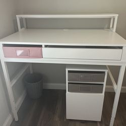 Baywick Student Desk with Mobile File Cabinet 