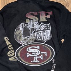 New Men’s Size Medium San Francisco 49ers Hoodie 
