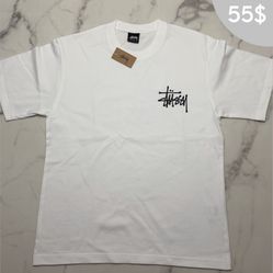 White Stussy Tshirt