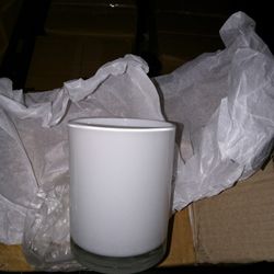 Non Filled Snow White Candle Jars (Bulk)