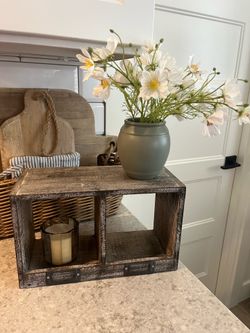 Wood wall shelf $12
