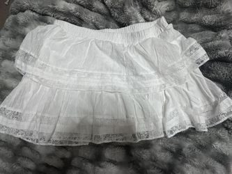White Mini Skirt