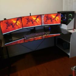 3 Hp 24in Monitors For Sale With Stand