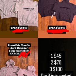 Essentials Hoodies Light,Dark, & Stretch Limo