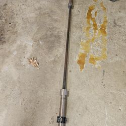 CAP Beast High performance 7 foot 45lb Olympic 2" weight bar with snap lock collars