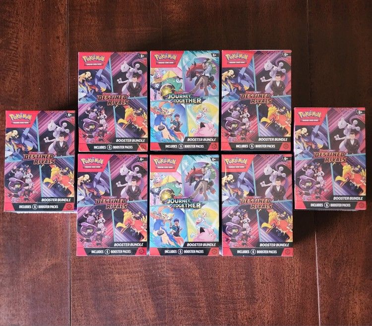 Pokemon Journey Together/Destined Rivals Booster Bundles
