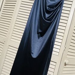 Dress Grey Blue Long 