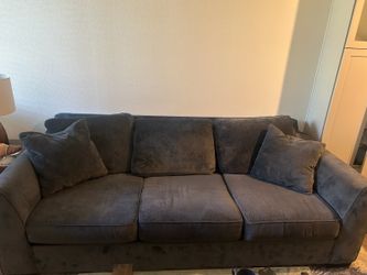 Living Spaces Couch, Coffee Table And Side Table