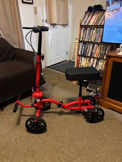 Red Knee Scooter