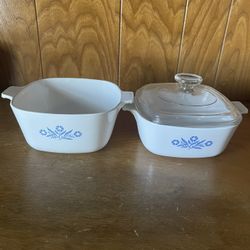 Vintage Blue Corning Ware 