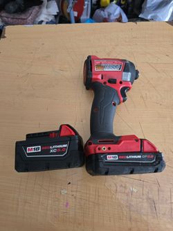 Milwaukee M18 Impact Driver with Two Batteries