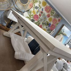 New Lake House Expandable Dining Table Solid Wood 80”to 98”