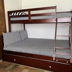 Like New Bunk Bed W/ Trundle Underneath