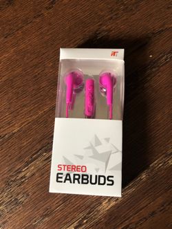 New $8 stereo earbuds