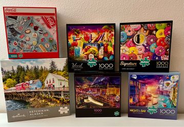 Puzzle Lot 6 (5 BRAND NEW, 1 Used)