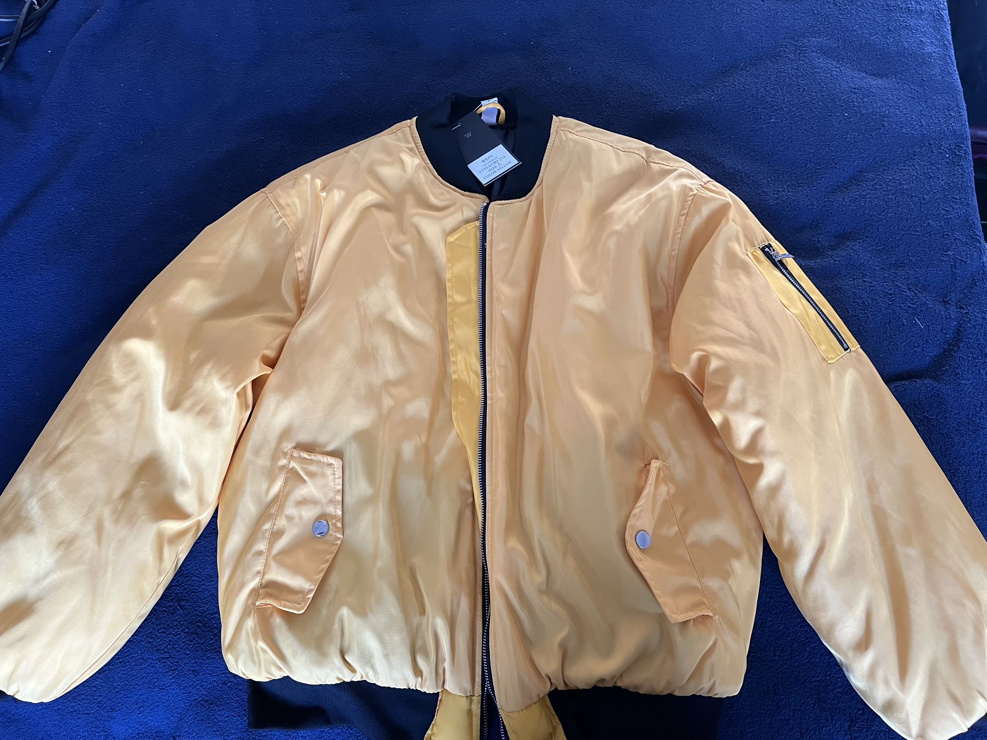 Yellow Bomber Jacket