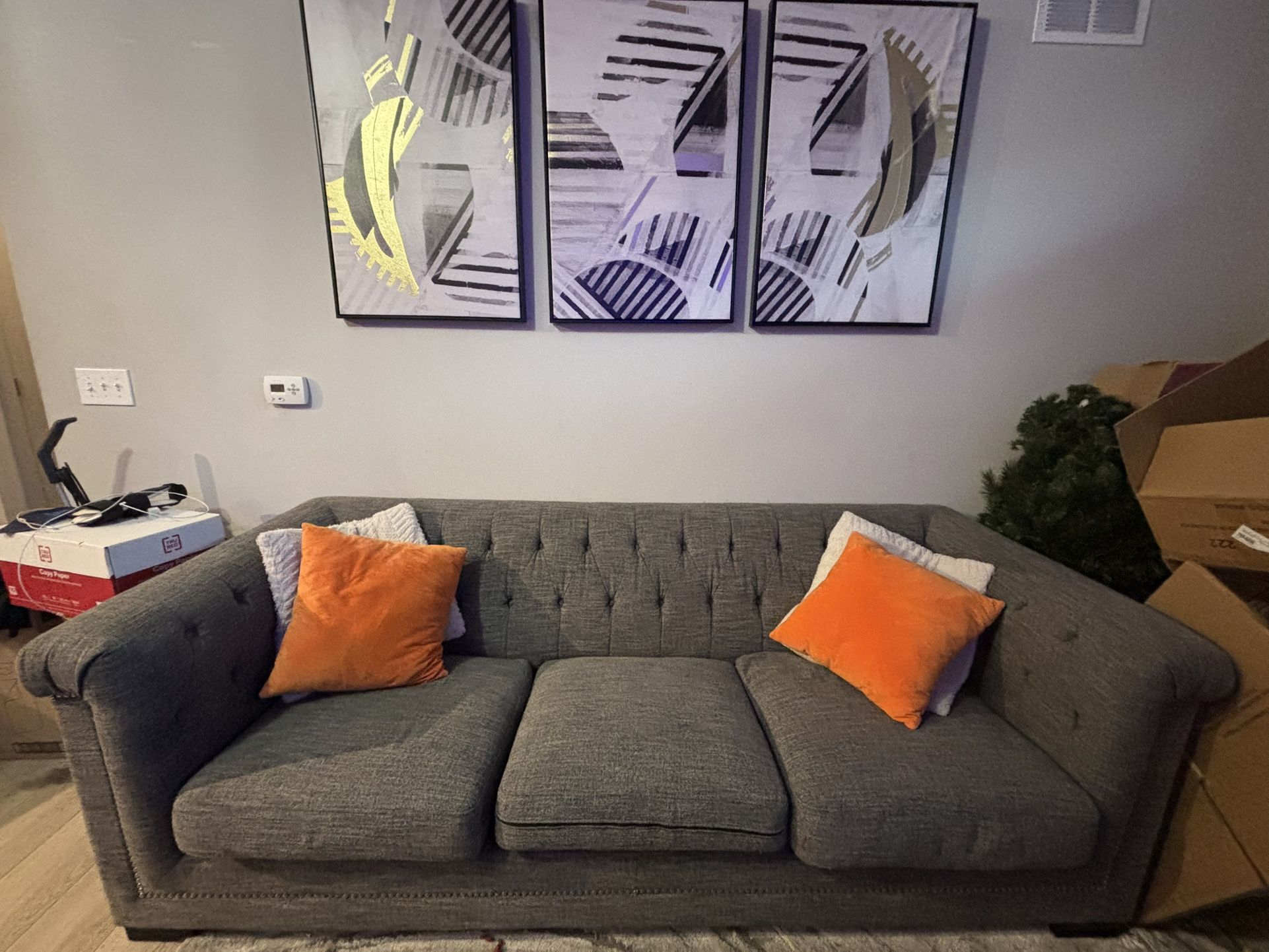 Grey Sofa/Couch