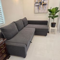 IKEA Sectional Sofa-Bed with Storage — Like New | $700