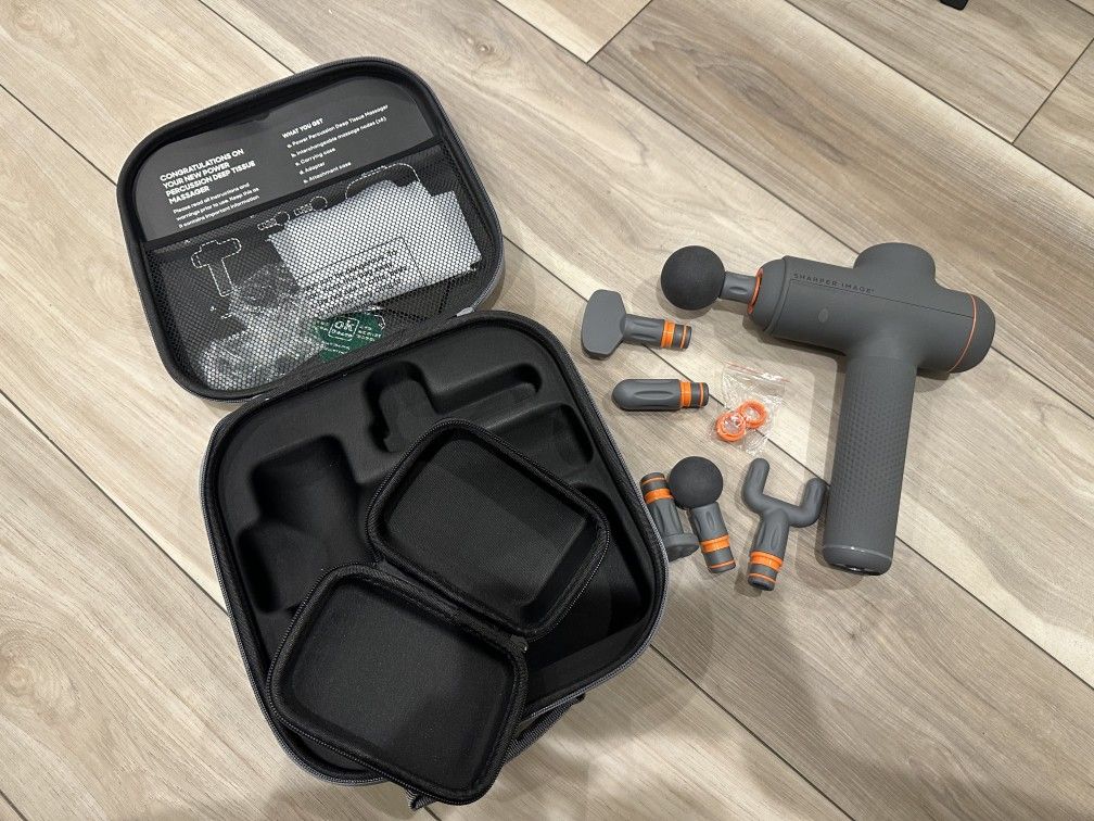 Sharper Image Power Percussion Deep Tissue Massager Massage Gun