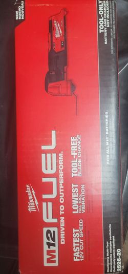 Milwaukee fuel 12v  multi tool.