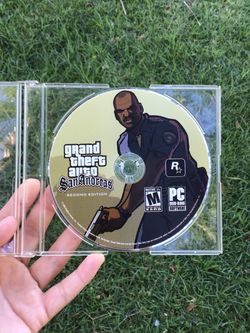 Grand Theft Auto San Andreas Second Edition PC DVD-ROM Software Rockstar Video Games Computer Laptop PlayStation Console Original Game