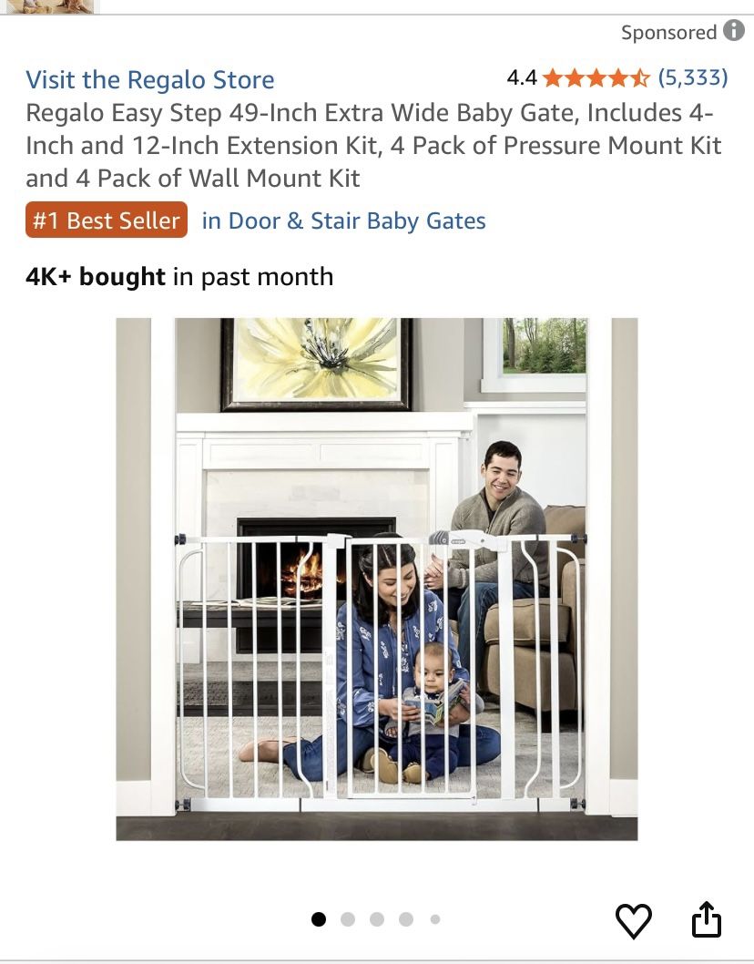 Extra Wide Baby Gate 