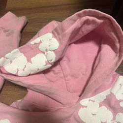 pink denim tears size L , check desc