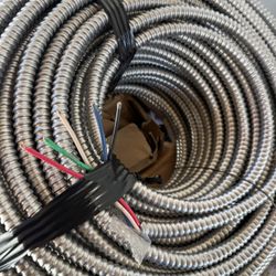 10/4 Metal Cable With Ground 
