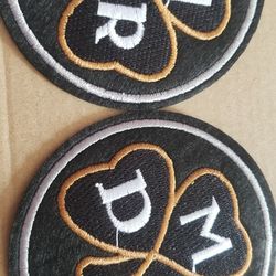 2Pcs The Iconic Symbol of Pittsburgh's Popular Rugby Team Logo Iron On Sew On Embroidered Patch for Jackets Backpacks Jeans and Clothes Badge Applique