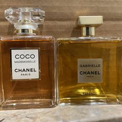 PERFUME CHANEL MADEMOISELLE AND GABRIELLE 3.4 Oz Both
