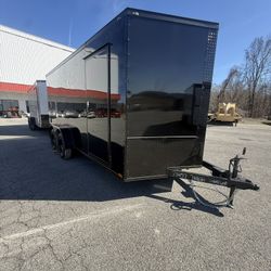 7x16’ Enclosed Trailer RTO $1005 Down 