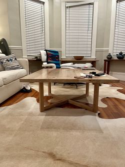 Custom White Oak Coffee Table