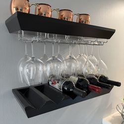 Pottery Barn Wall Wine Rack ($750)
