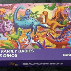 Quokka Dino Family Babies 48-Piece Puzzle