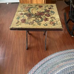 Antique folding table