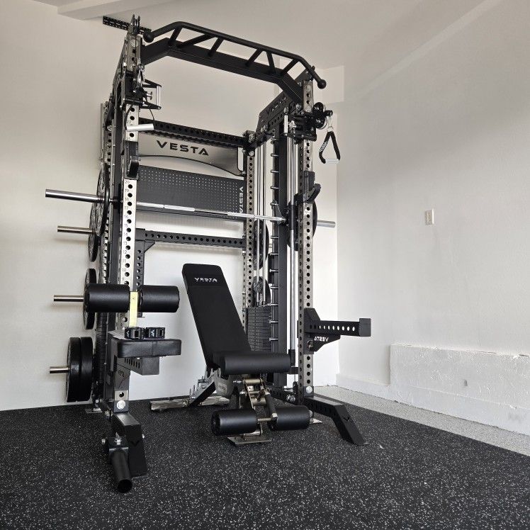 NEW Vesta Pro Series 3in1 Squat Rack | Functional Trainer | Smith Machine | Pulley System |🔴WEIGHTS,BAR, & BENCH SOLD SEPARATELY 🔴 FREE DELIVERY🚚