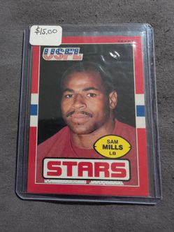 Sam Mills rookie card