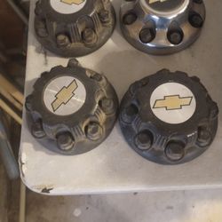 Set Of Hub Caps For Chevy Van Or Truck 8 Lugs 